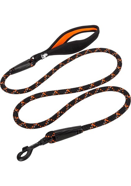 Neoprene Süngerli, Siyah-Turuncu Halat Tasma Kayışı