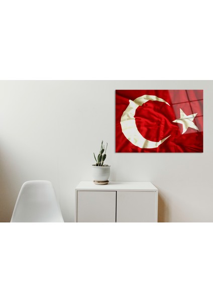 Concept Türk Bayrağı Cam Tablo fiyatları