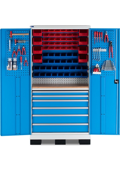Endüstriyel Malzeme Dolabı-6 Çekmeceli-Avadanlık Kutulu-Takım Asma Panolu-Metal Kapaklı indirimleri