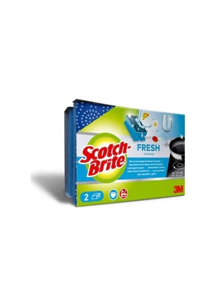Scotch-Brite Fresh Bulaşık Süngeri 2li Paket