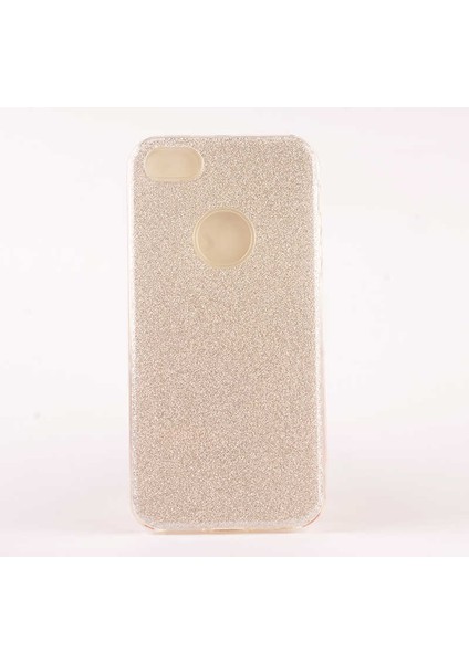 - Apple iPhone 5 - Kılıf Simli Koruyucu Shining Silikon - Gümüş