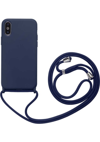 - Iphone x - Kılıf Renkli Ip Askılı Koruyucu Ropi Kapak