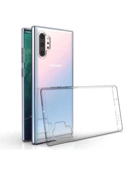 - Galaxy Note 10 Plus Uyumlu Kılıf Esnek Soft Slim Fit Süper Silikon Kapak