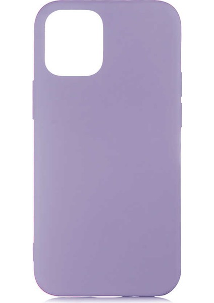 - Apple iPhone 12 Pro - Kılıf İçi Kadife Koruucu Lansman Lsr Kapak - Mor