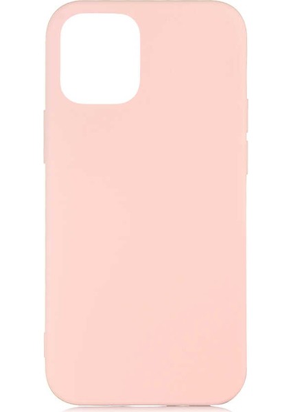 - Apple iPhone 12 Pro - Kılıf İçi Kadife Koruucu Lansman Lsr Kapak - Pembe Açık