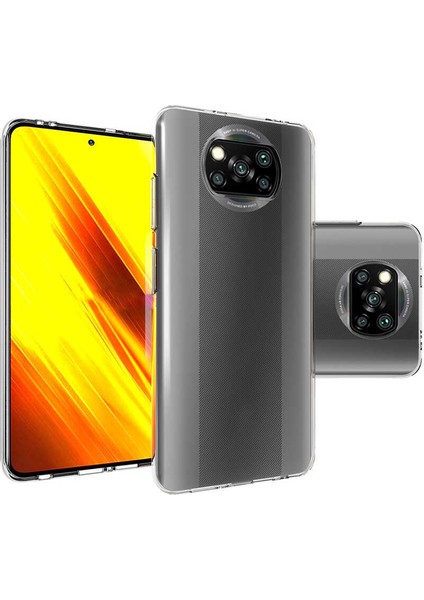 - Xiaomi Poco X3 / Poco X3 Nfc / Poco X3 Pro Uyumlu Kılıf Esnek Soft Slim Fit Süper Silikon Kapak