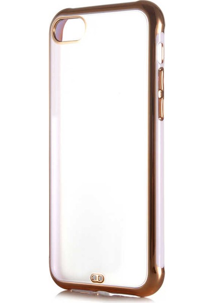 - Apple iPhone 8 - Kılıf Koruyucu Voit Clear Tatlı Sert Silikon Kapak - Mor