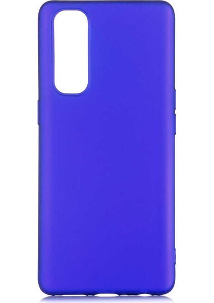 - Oppo Reno 4 Pro 4g - Kılıf Mat Renkli Esnek Premier Silikon Kapak