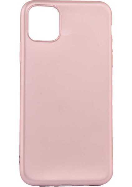 - Apple iPhone 11 Pro - Kılıf Mat Soft Premier Silikon Kapak - Rose Gold