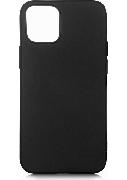 - Apple iPhone 12 Pro - Kılıf Mat Soft Premier Silikon Kapak - Siyah