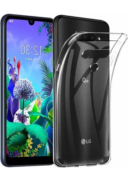 - Lg Q60 - Kılıf Esnek Soft Slim Fit Süper Silikon Kapak - T9728