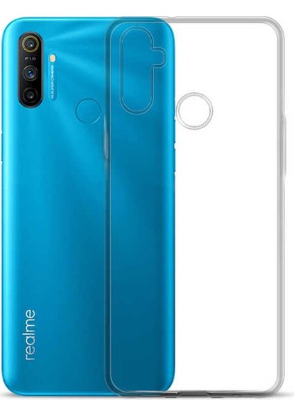 - Realme C3 - Kılıf Şeffaf Soft Slim Fitt Süper Silikon Kapak - T14148