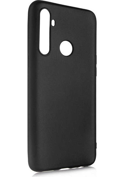 - Realme 5İ - Kılıf Mat Soft Premier Silikon Kapak - Siyah - T11916