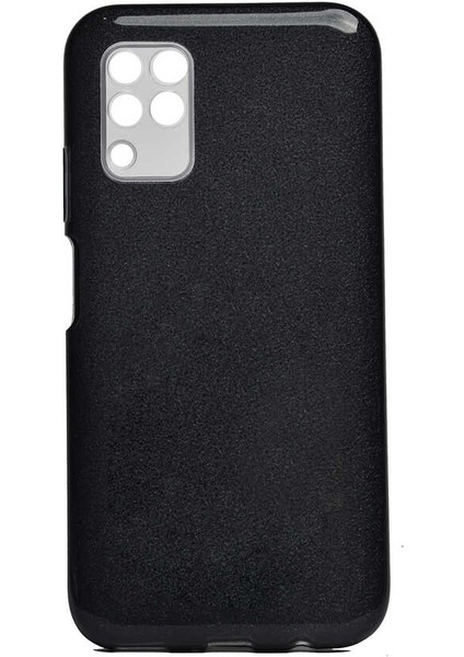 - Huawei P40 Lite - Kılıf Simli Koruyucu Shining Silikon - Siyah - T15156