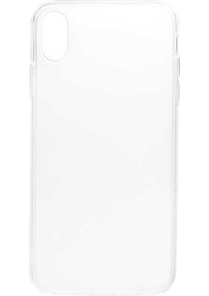 Apple iPhone Xs Max 6.5 - Kılıf Şeffaf Slim Fitt Esnek Silikon Kapak