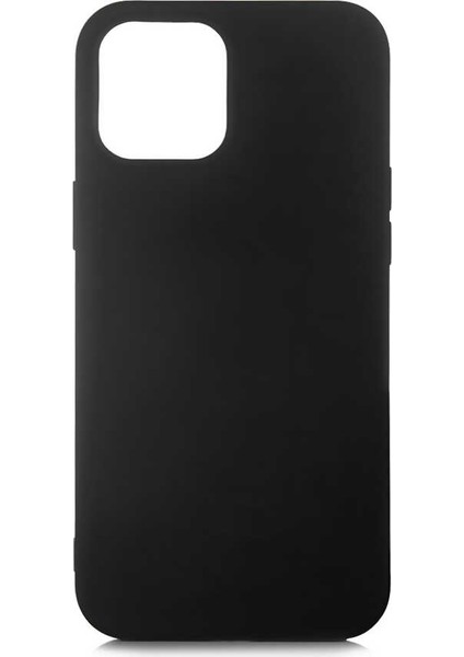 - Apple iPhone 12 Pro Max - Kılıf İçi Kadife Koruucu Lansman Lsr Kapak - Siyah