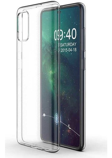 - Samsung Galaxy A51 - Kılıf Şeffaf Soft Slim Fitt Süper Silikon Kapak - T11132