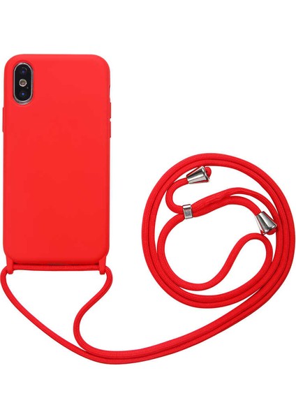 - Iphone x - Kılıf Renkli Ip Askılı Koruyucu Ropi Kapak
