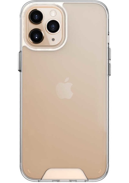 noktaks - Apple iPhone 12 Pro - Kılıf Şeffaf Sert Koruyucu Gard Silikon - T14875