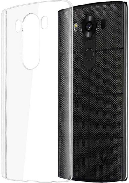 - Lg V10 Uyumlu Kılıf Esnek Soft Slim Fit Süper Silikon Kapak