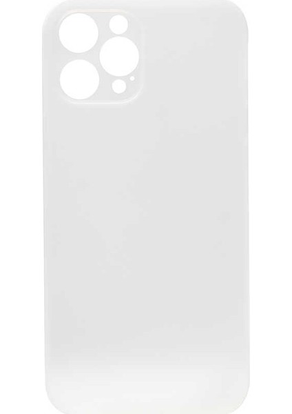- Apple iPhone 12 Pro - Kılıf 1.Kalite Mat Ultra İnce PP Kapak - Beyaz - T15590
