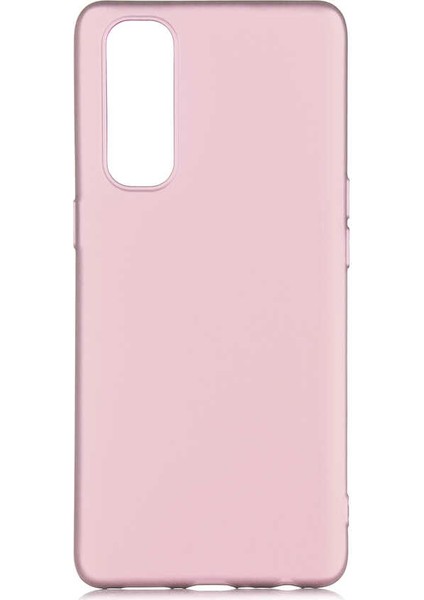 - Oppo Reno 4 Pro 4g - Kılıf Mat Renkli Esnek Premier Silikon Kapak