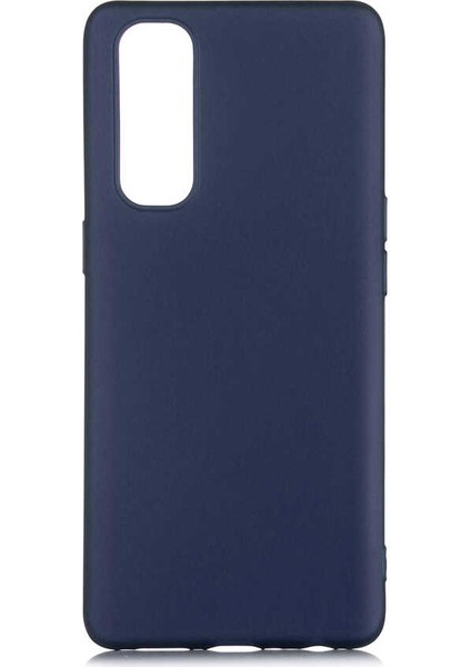 - Oppo Reno 4 Pro 4g - Kılıf Mat Renkli Esnek Premier Silikon Kapak