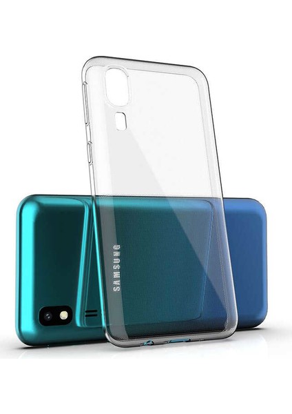 - Samsung Galaxy A2 Core - Kılıf Şeffaf Soft Slim Fitt Süper Silikon Kapak - T8200