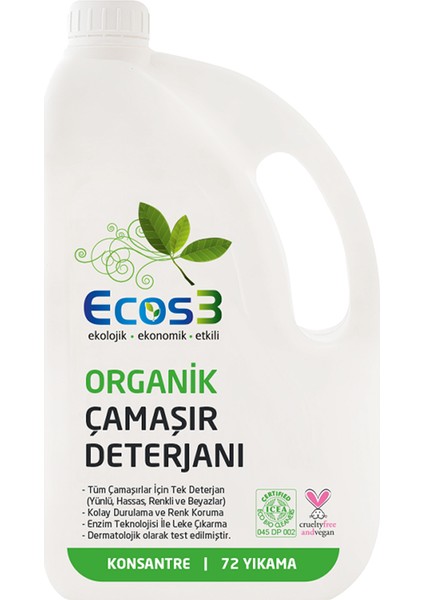 Organik Çamaşır Yıkama Seti (2 X 2,5 Lt)