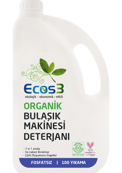Organik Bulaşık Yıkama Seti (2 X 2,5 Lt)