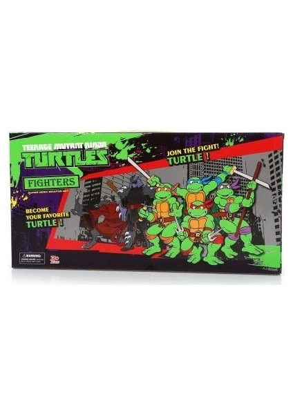 Ninja Turtles Ninja Kaplumbağalar Figür Oyuncak 6 Figür 14 Parça