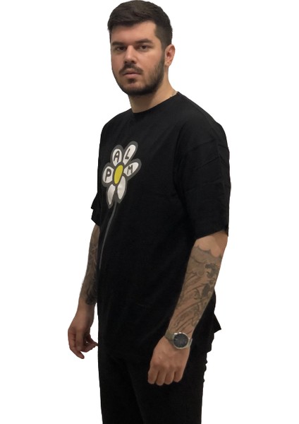 Oversize Bol Kesim Pamuk Dijital Baskılı Ter Tutmayan Tarz Erkek Tşört indirimleri