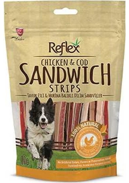 Tavuk Etli Çubuk Sandviç Köpek Ödülü 80 gr