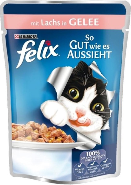 Felix Somonlu Kedi Yaş Maması 100 gr