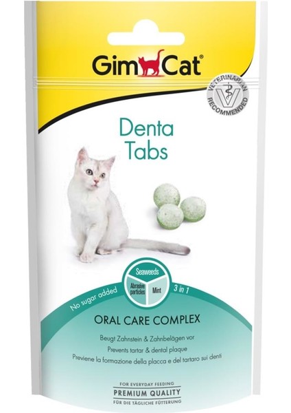 Gimcat Denta Tabs Dental Kedi Ödülü 40 gr