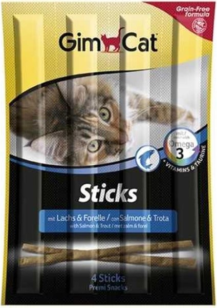 Gimcat Sticks Alabalıklı ve Somonlu 4 Parça fiyatları