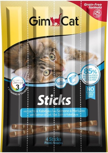Gimcat Sticks Alabalıklı ve Somonlu 4 Parça indirimleri