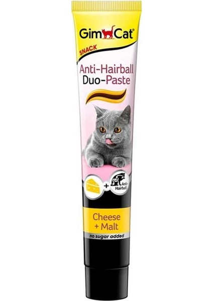 Gimcat Duo Paste Peynirli Malt Kedi Macunu 50GR