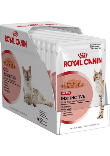 Instinctive Yetişkin Kedi Konservesi 85 gr 12 Adet