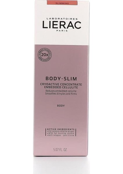 Lıerac Body Slim Cryoactive Concentrate 150 ml