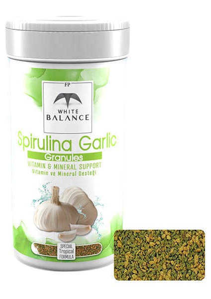 Spirulina Garlic Balık Yemi 100 ml