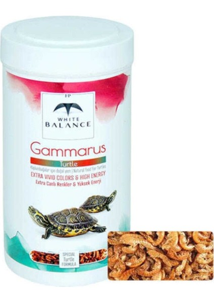 Gammarus Kaplumbağa Yemi 250 ml