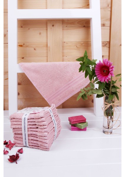 Limon Kabuğu Bitkisel Organik Boyama 12'li 33X33 Havlu