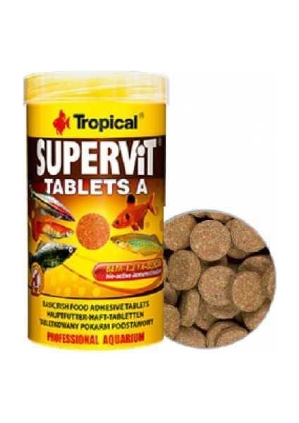 Tropıcal Supervit Tablets A 100ADET (Açık Ozel Paket)