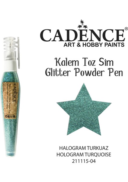 Kalem Toz Sim 21111504 Holo Gram Turkuaz 10 gr