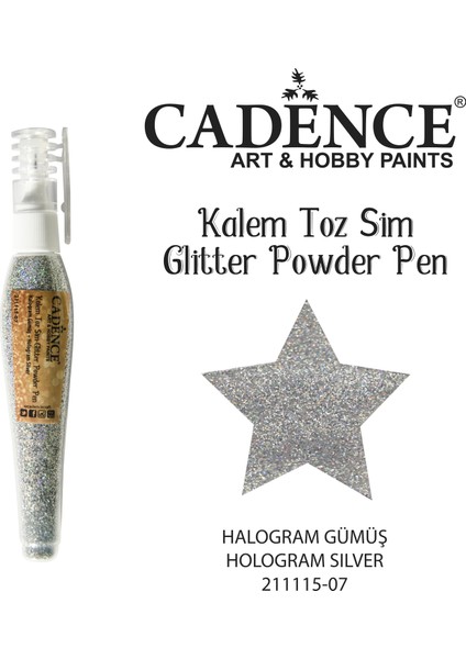 Kalem Toz Sim 21111507 Holo Gram Gümüş 10 gr