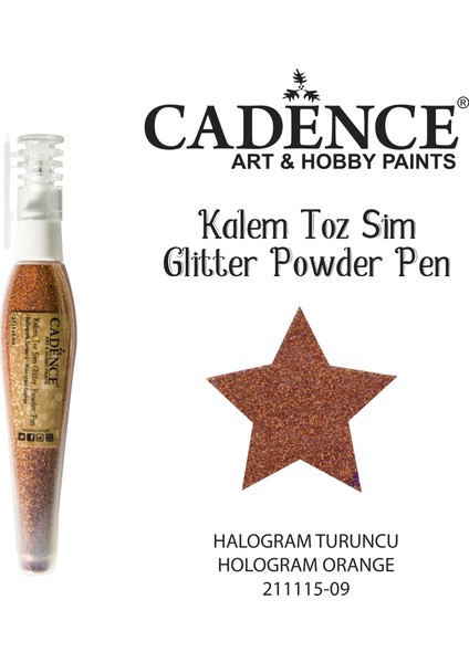 Kalem Toz Sim 21111509 Holo Gram Turuncu 10 gr