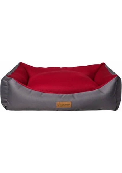 Dondurma Dikdörtgen Yatak VR06 Siyah Kırmızı (Xl) 95X70X22H cm