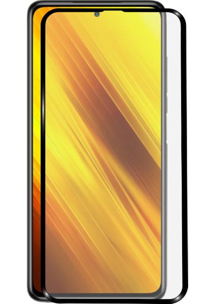 Xiaomi Poco X3 Tam Kaplayan Temperli Ekran Koruyucu Cam
