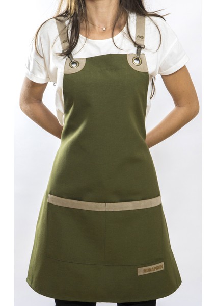 Özel Tasarım Barista Ahşap Seramik Kuaför Önlük 15 Bellini Yeşil fırsatları